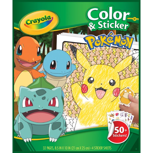 Фото - Раскраски Crayola POKEMON (04-2740G)