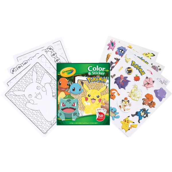 Фото - Раскраски Crayola POKEMON (04-2740G)