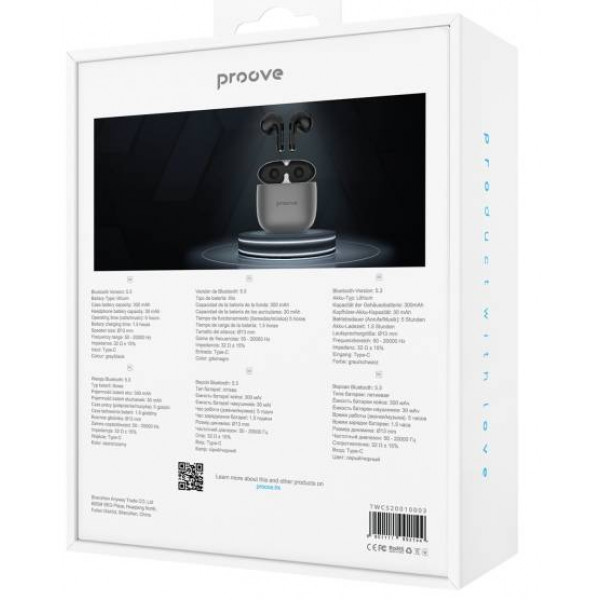 Фото - Навушники вкладиші бездротові TWS Proove Cold Sound 2 (TWCS20010006)