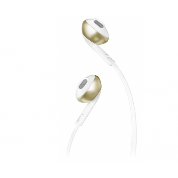 Фото - Наушники вкладыши беспроводные JBL T205BT Champagne Gold (JBLT205BTCGD)