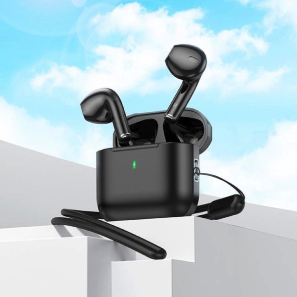 Фото - Навушники вкладиші бездротові TWS HOCO EW53 Lucky true wireless BT headset Black (6942007600538)