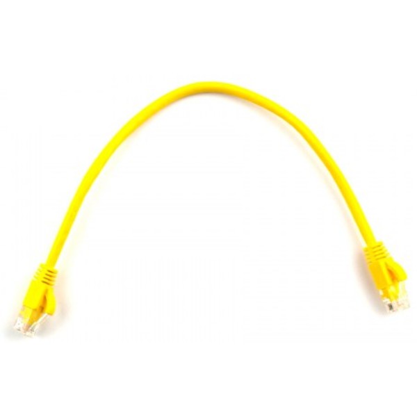 Фото - Кабель патч-корд Ritar RJ45 Cat.5e 0,3m Yellow (PCR-CU/0.3Yw / 4268)