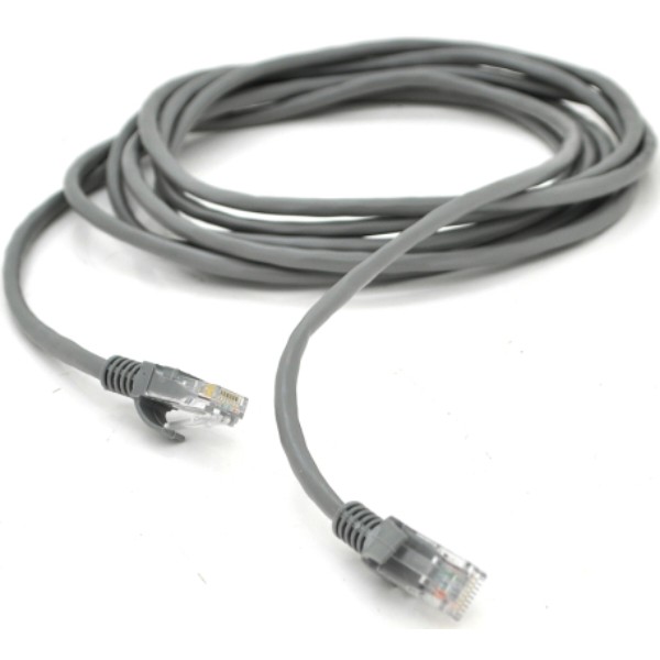 Фото - Кабель патч-корд Ritar UTP RJ45 Cat.5e 10m Grey (PCR-CU/10G)