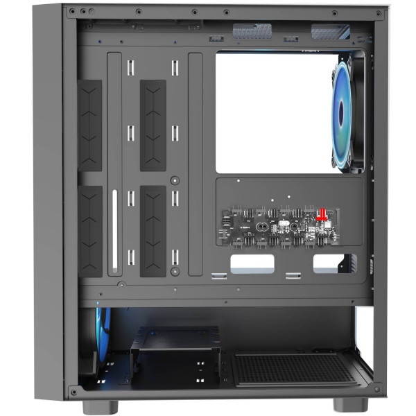 Фото - Корпус Modecom BREEZE USB 3.0x2 USB-Cx1 ARGB BLACK без БЖ (AT-BREEZE-MG-ARGB-10-0000)