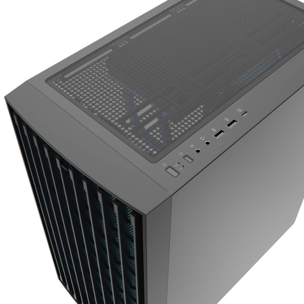 Фото - Корпус Modecom BREEZE USB 3.0x2 USB-Cx1 ARGB BLACK без БЖ (AT-BREEZE-MG-ARGB-10-0000)