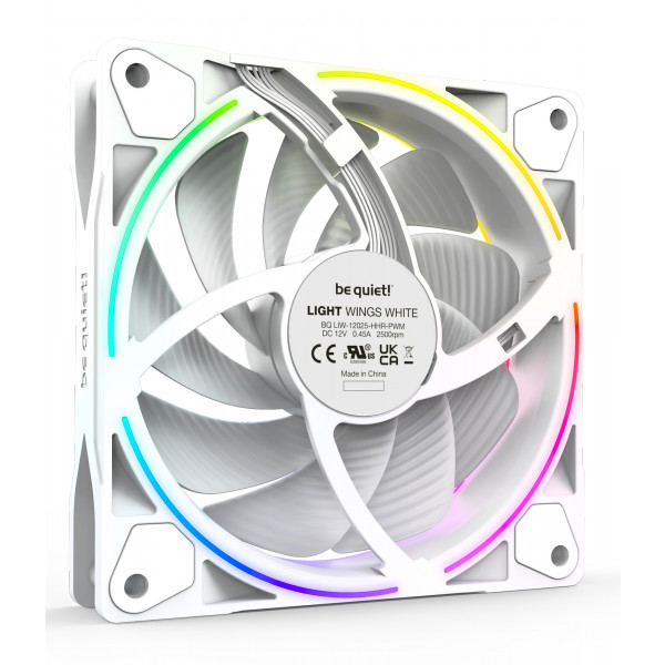 Фото - Корпусный вентилятор Be quiet! Light Wings White 120mm PWM high-speed 3 шт. (BL101)