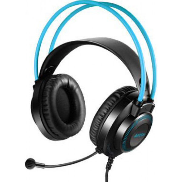 Фото - Гарнітура дротова A4tech FH200U Grey+ Blue