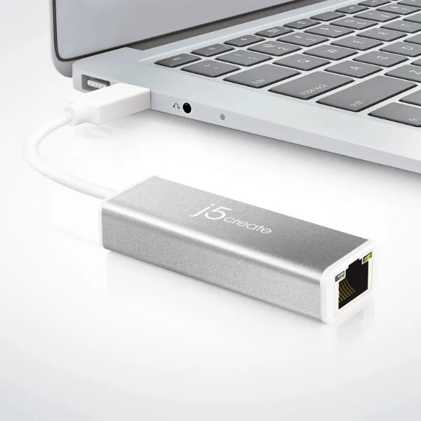 Фото - Перехідник J5create USB-A на Gigabit Ethernet (
JUE130-N)