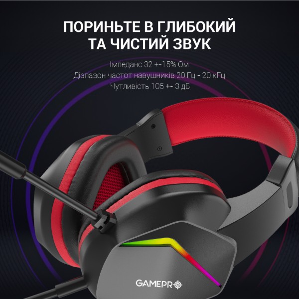 Фото - Гарнітура дротова ігрова GamePro Racer (HS311)