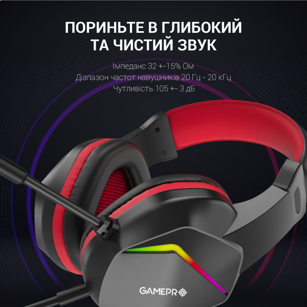 Фото - Гарнітура дротова ігрова GamePro Racer (HS311)
