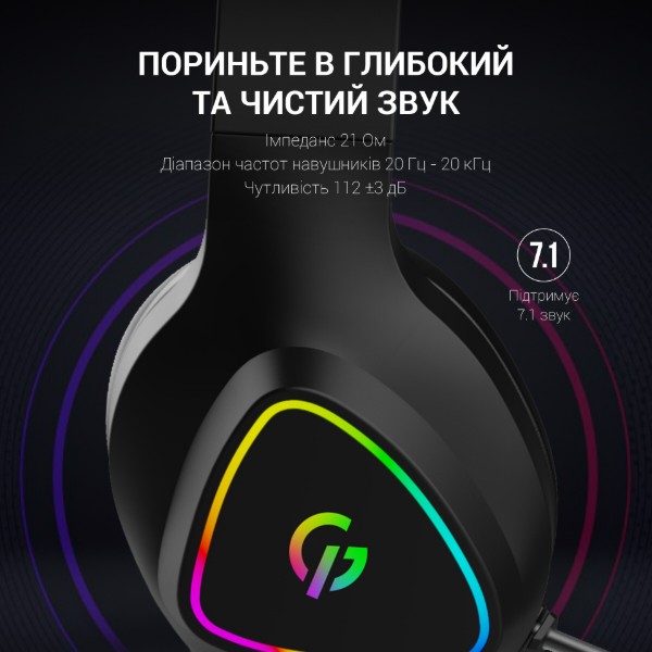 Фото - Гарнитура проводная игровая GamePro HS770