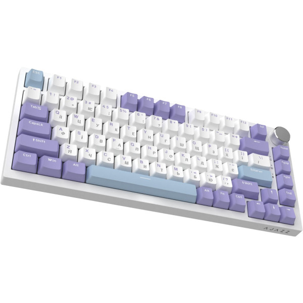 Фото - Клавиатура проводная игровая Ajazz AK820 Sea Salt Switch White USB-C (AK820-SS-PWB)