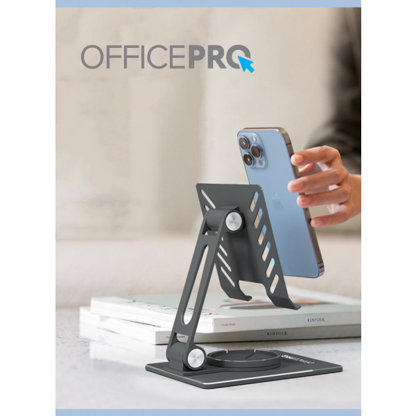 Фото - Підставка для мобільного пристрою OfficePro Aluminium alloys Grey (LS630G)