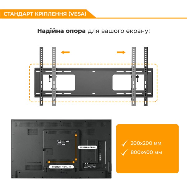 Фото - Кріплення для телевізора iTECH PLB-2B 43''-90''