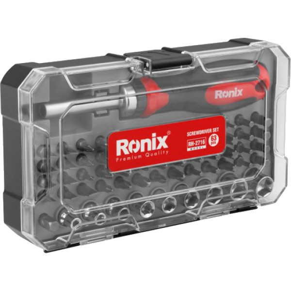 Фото - Набір викруток Ronix 64 шт. (RH-2716)