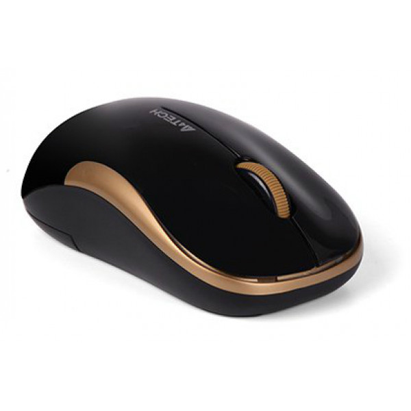 Фото - Миша бездротова A4tech G3-300N Black/Golden USB