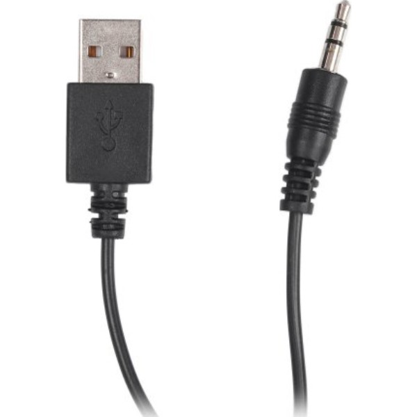 Фото - Компьютерная акустика компактная 2.0 Maxxter CSP-U002RGB Black