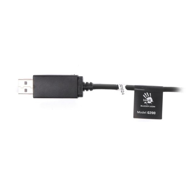 Фото - Гарнитура проводная игровая Bloody G200Q (Black+Red)