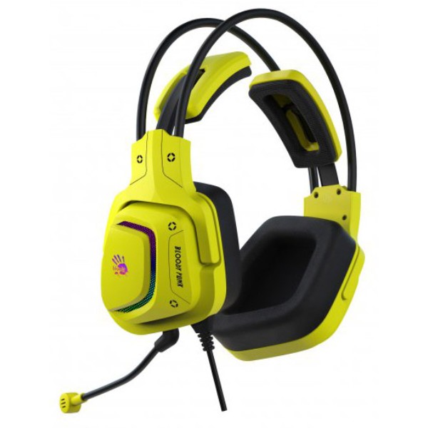 Фото - Гарнитура проводная игровая Bloody G575 (Punk Yellow)