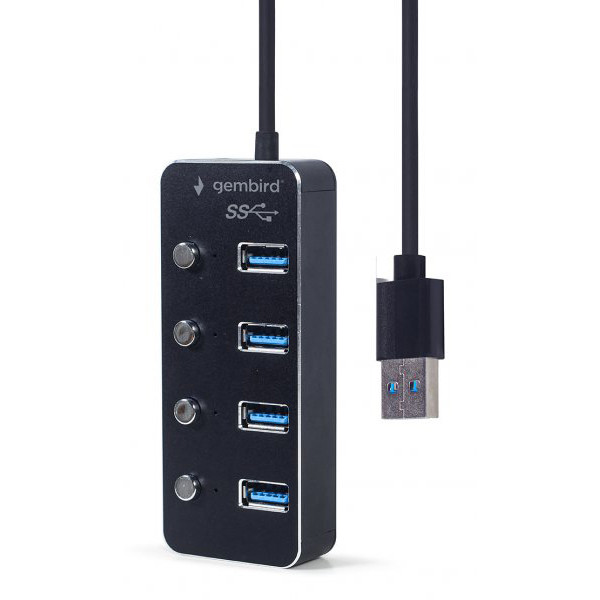 Фото - Хаб USB Gembird UHB-U3P4P-01