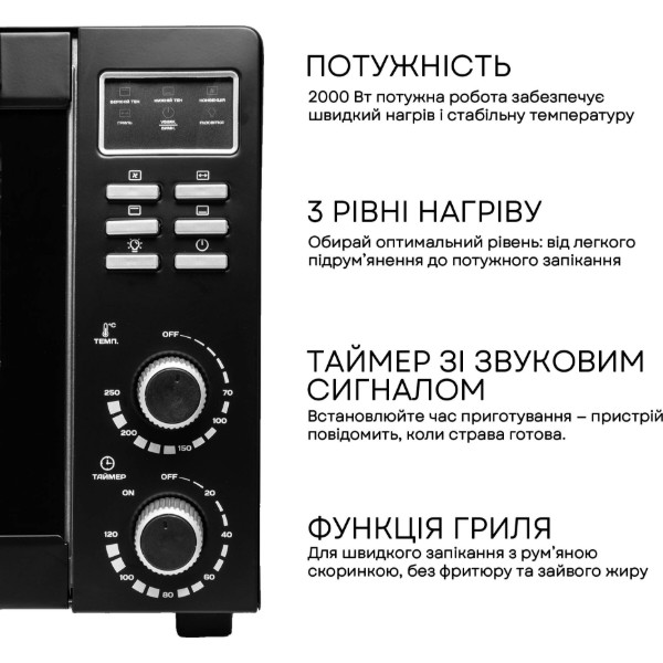 Фото - Печь электрическая Liberton LEO-501E Black