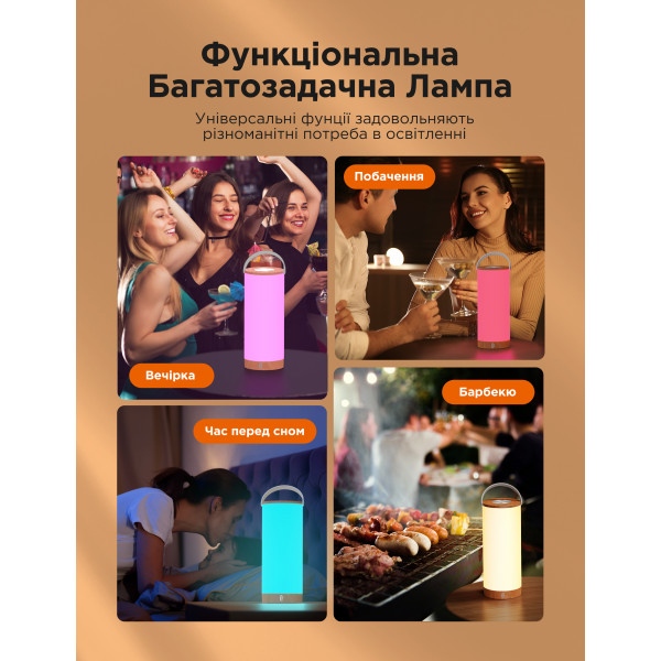 Фото - Настільна лампа TaoTronics TT-DL23 Pro RGB