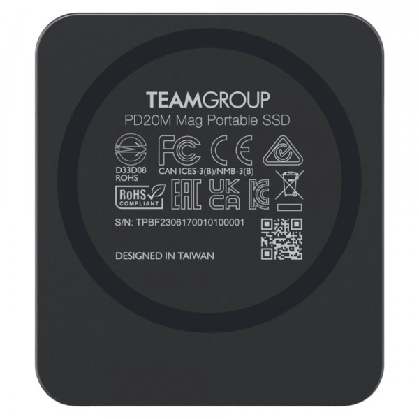 Фото - SSD-накопичувач зовнішній Team USB3.2 Gen2x2 PD20M Mag 2TB RETAIL (TPSEG2002T0C108)