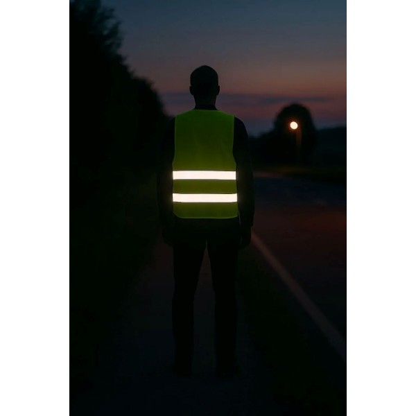 Фото - Светоотражающий жилет Poputchik SV001 зеленый XL (05-001)