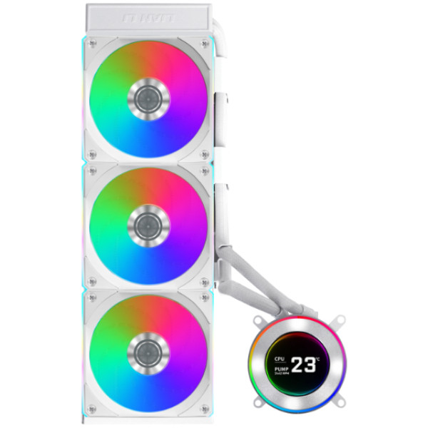 Фото - Водяна система охолодження Lian Li HydroShift II LCD-C 360CL White (G89.GHS2LCD36RW.00)