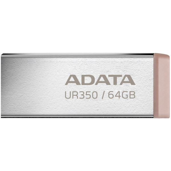 Фото - Флеш USB ADATA USB 3.2 UR 350 64Gb Silver/Beige (UR350-64G-RSR/BG) Фото - Флеш USB ADATA USB 3.2 UR 350 64Gb Silver/Beige (UR350-64G-RSR/BG)