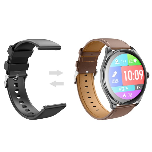 Фото - Смарт-годинник HOCO Y22 AMOLED Smart sports watch(call version) Black (6942007628983)