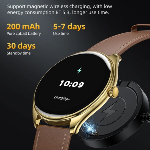 Фото - Смарт-годинник HOCO Y22 AMOLED Smart sports watch(call version) Black (6942007628983)