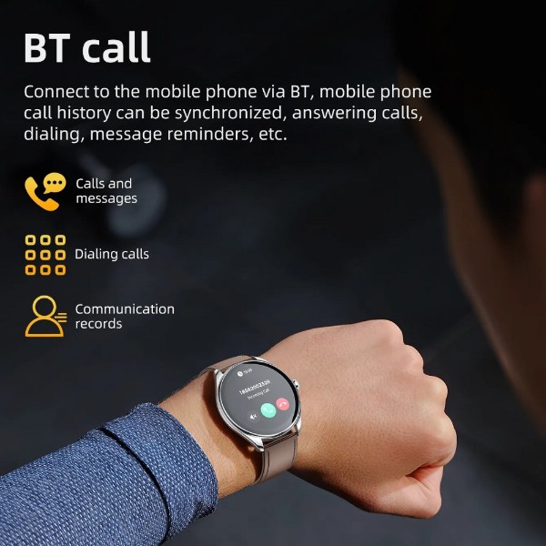 Фото - Смарт-годинник HOCO Y22 AMOLED Smart sports watch(call version) Silver (6942007628990)