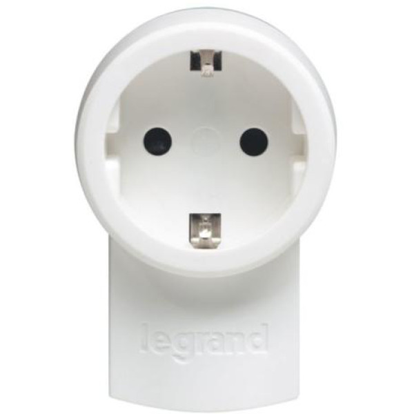 Фото - Перехідник 220В Legrand Double function plug 2P+E 16 A socket 250 V (050462)