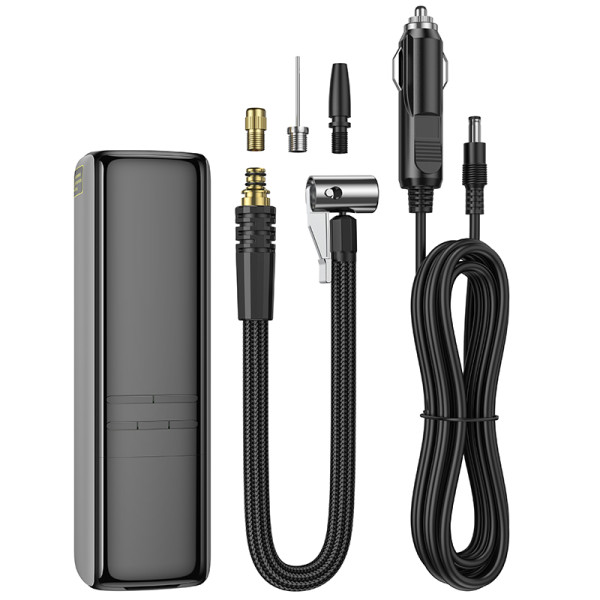 Фото - Автокомпресор BOROFONE FC1 Flow intelligent air pump Black Gray (6941991112485)