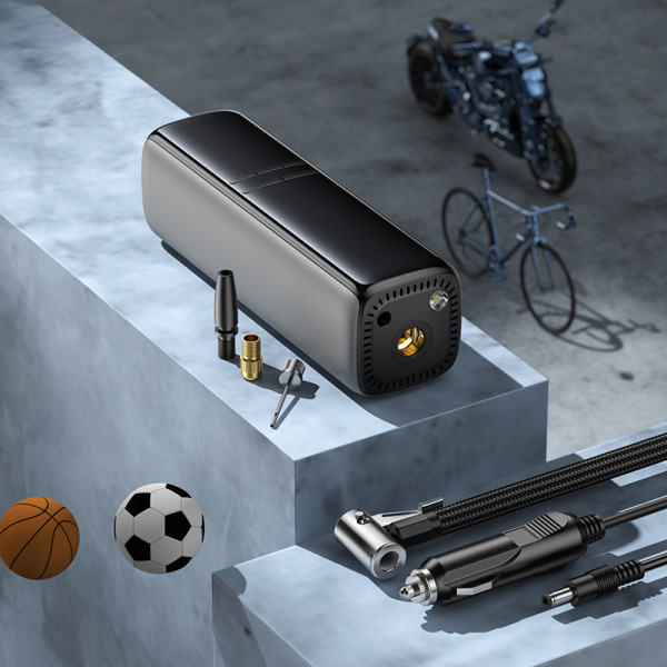 Фото - Автокомпресор BOROFONE FC1 Flow intelligent air pump Black Gray (6941991112485)