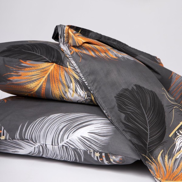 Фото - Комплект постільної білизни Moon&Star Бязь Gold Люкс Mystic Feathers 143х210 см нав. 70х70 2 шт. (MS-890000362)