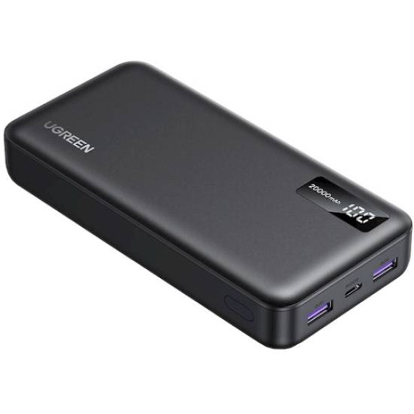 Фото - Батарея мобільна UGREEN 20000mAh 22,5W PD 2хUSB-A +2xUSB-C Black (884614)