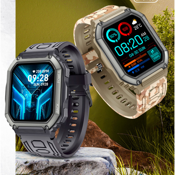 Фото - Смарт-годинник Gelius Pro GP-SW007 Tactical Navy Bluetooth call (IP68) Military