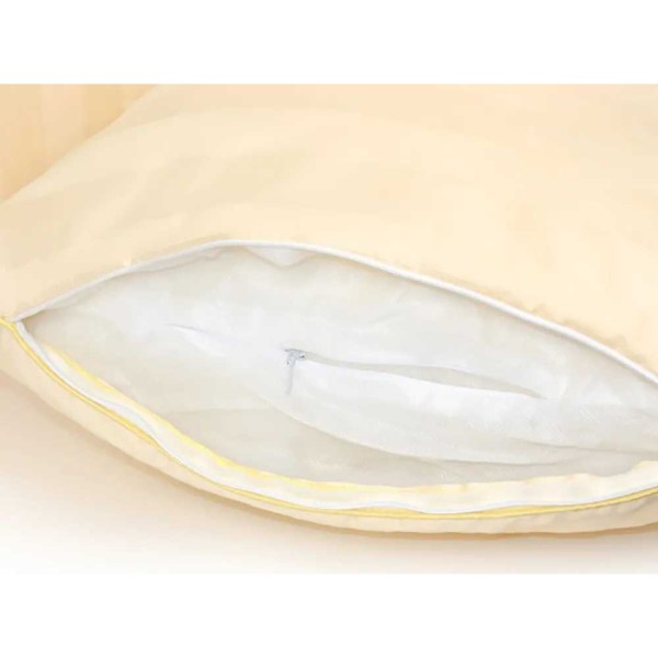 Фото - Подушка стандартна MirSon шовкова 1266 Carmela Hand Made Natural Silk Kapok Середня 60х60 см (2200001519350)
