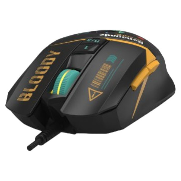 Фото - Миша дротова ігрова Bloody W63 Max (Renegade Midnight)