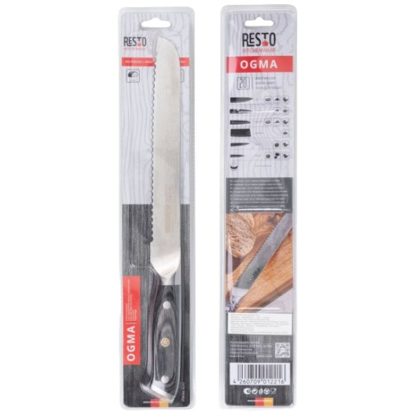 Фото - Ніж для хліба RESTO OGMA 19 см (95342)