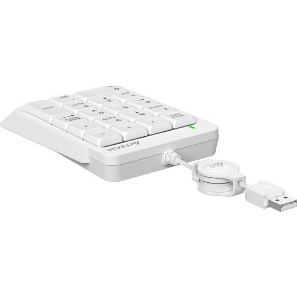 Фото - Клавиатура проводная A4tech FK13 (White)