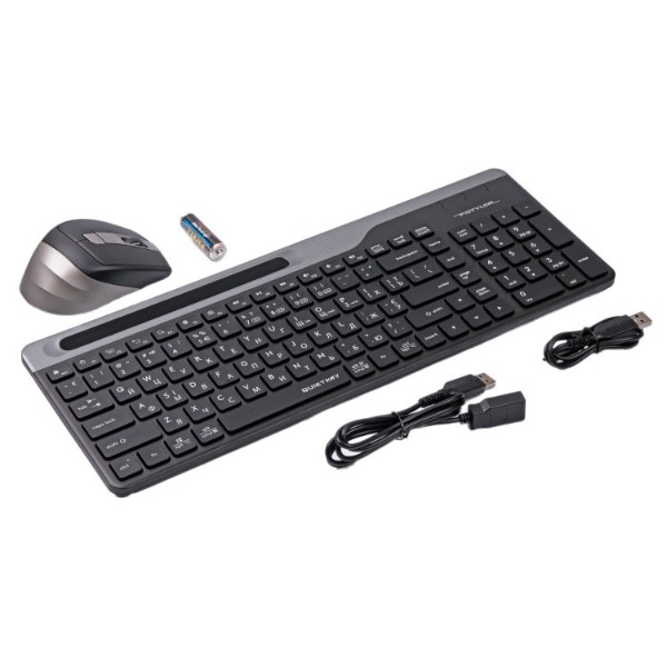 Фото - Клавиатура+мышь беспроводная A4tech FB2535CS Smoky Grey