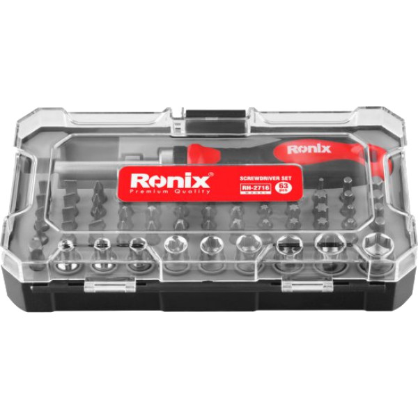 Фото - Набір викруток Ronix 64 шт. (RH-2716)