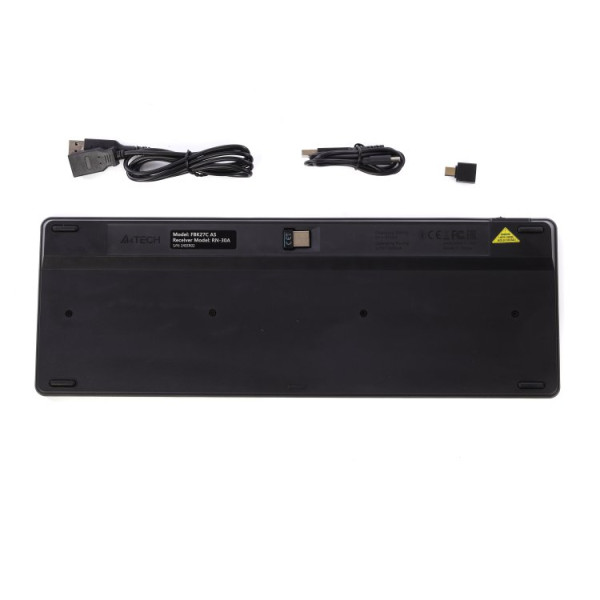 Фото - Клавиатура беспроводная A4tech FBK27C AS (Black)