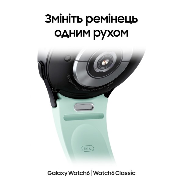 Фото - Смарт-годинник Samsung Galaxy Watch6 Classic 43mm Black (SM-R950NZKASEK)