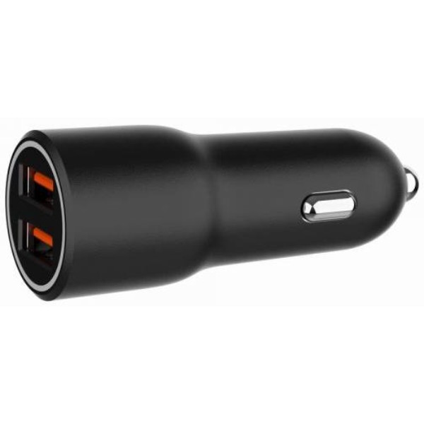 Фото - Автомобильное зарядное устройство Gembird 2xUSB-A 18W QC3.0 Black (TA-UC-A2QC36-CAR-01)