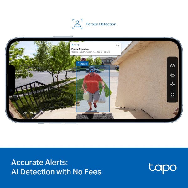 Фото - Бездротовий дверний дзвінок TP-Link Tapo D205