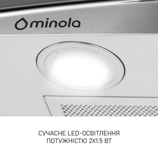 Фото - Вытяжка декоративная Minola MTG 6242 I LED